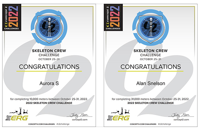 Skeleton Crew Challenge Certificates